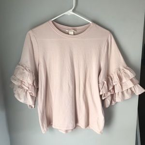 Ruffle Sleeve Tee